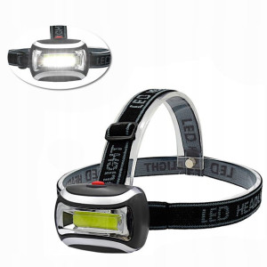 Latarka LAMPA Lampka CZOŁOWA 3W COB LED Czołówka