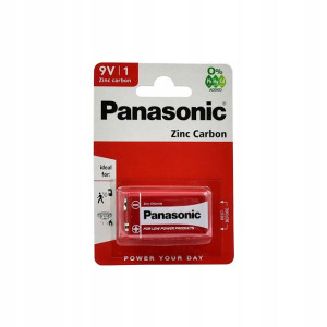 Bateria Cynkowo-węglowa Panasonic 9v 6f22rz Zinc C