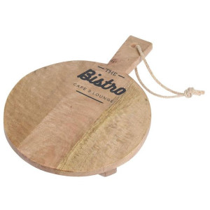 Deska drewniana okrągła Bistro 25 cm