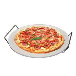Kamień do pieczenia pizzy z uchwytami