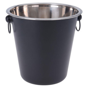 Cooler metalowy z uchwytami czarny