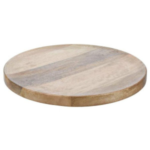 Patera okrągła drewno Mango 38 cm