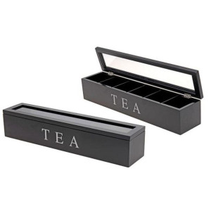 Pudełko na herbatę Tea Box, 6 przegródek