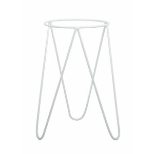 Biały nowoczesny kwietnik Loft 50cm