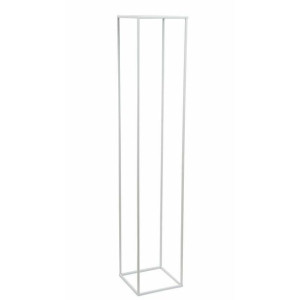 Biały nowoczesny kwietnik stojący 130 cm