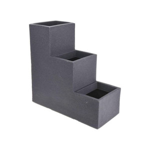 Kwietnik ogrodowy Kaskada 59 cm szary
