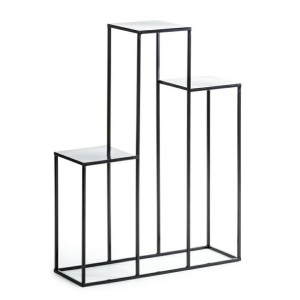 Nowoczesny kwietnik Podium 80 cm czarny