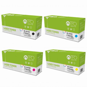 Zestaw Tfo Brother Tn241b/tn245c/tn245m/tn245y