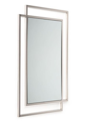Lustro Vido Silver 110x80 cm