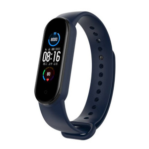 Silikonowa Opaska do XIAOMI MI SMART BAND 5 / 6 granatowa