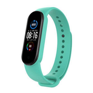 Silikonowa Opaska do XIAOMI MI SMART BAND 5 / 6 miętowa