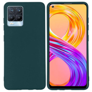 Etui REALME 8 5G Back Żel Matt ciemnozielone