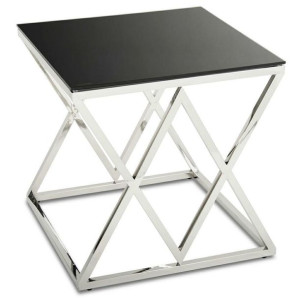 Stolik kawowy Timantti Silver Black 55cm