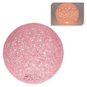 Lampka ozdobna Kula Led róż 20 cm