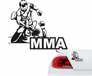NAKLEJKA HOBBY Sport MMA KSW SZTUKI Walki 18x15 cm