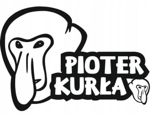 Naklejka Na Auto Nosacz Pioter Kurła 60x42cm