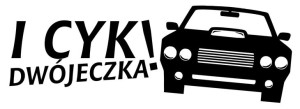ŚMIESZNE I CYK DWÓJECZKA naklejka NA AUTO 20X15cm