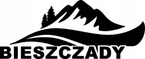 NAKLEJKA na samochód BIESZCZADY 15x6 cm KOLORY