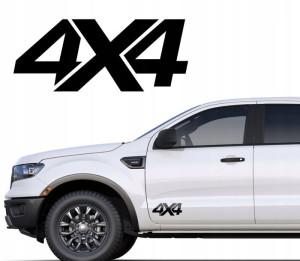 Naklejka Na Auto Jeep 4x4 Off Road 20x8cm
