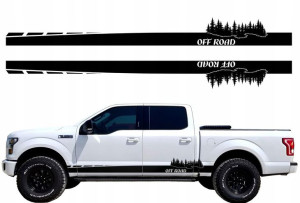 Naklejki Na Bok Samochodu Las Off Road 220x21cm