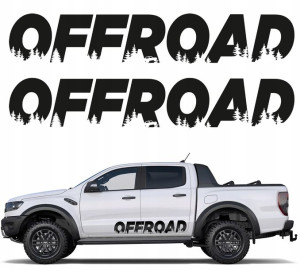 Naklejka Na Samochód Off Road Las 20x114cm 2szt.
