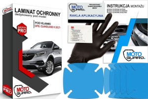 DEDYKOWANA Folia pod klamki do OPEL GRANDLAND X