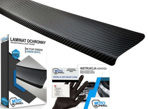 Kia Venga I 2009-2015 Folia Na Zderzak Carbon