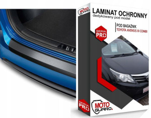CZARNA FOLIA na zderzak TOYOTA AVENSIS III KOMBI