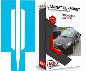 FOLIA OCHRONNA NA PROGI przednie OPEL ZAFIRA C
