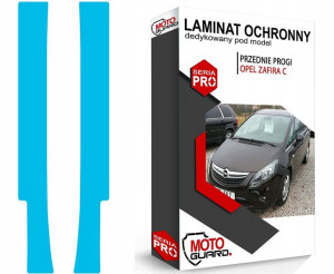 FOLIA OCHRONNA NA PROGI przednie OPEL ZAFIRA C