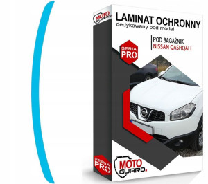 FOLIA BEZBARWNA pod bagażnik NISSAN QASHQAI I 1