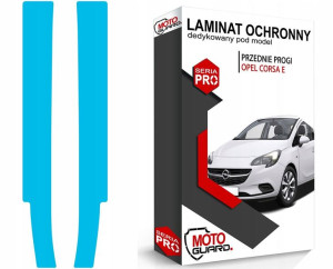 FOLIA OCHRONNA NA PROGI przednie OPEL CORSA E