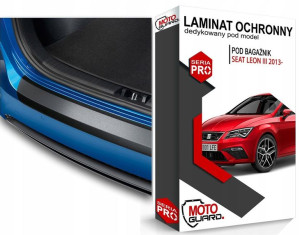 CZARNA FOLIA pod bagażnik SEAT LEON III 3