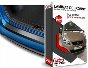 CZARNA FOLIA na tylny zderzak SEAT ALHAMBRA II