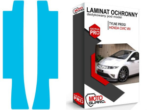 Folia Ochronna Na Progi Tylne Honda Civic Viii 8