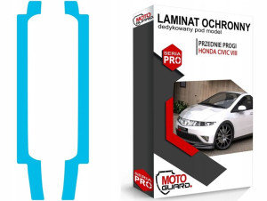 Folia Ochronna Na Progi Przód Honda Civic Viii 8