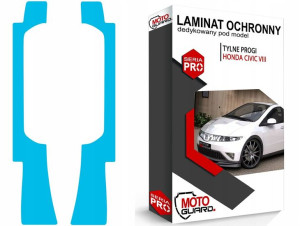 Folia Ochronna Na Progi Tylne Honda Civic Viii 8