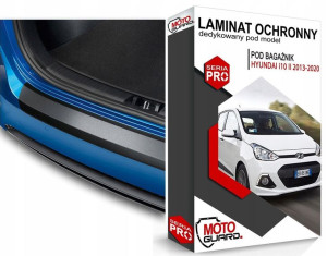 CZARNA FOLIA pod bagażnik HYUNDAI i10 II 2