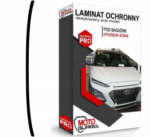 CZARNA FOLIA na tylny zderzak HYUNDAI KONA 2017-