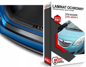CZARNA FOLIA na tylny zderzak OPEL MERIVA II 2