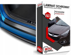 CZARNA FOLIA na tylny zderzak HYUNDAI IX35 Lift