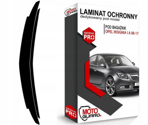 CZARNA FOLIA na tylny zderzak OPEL INSIGNIA I A