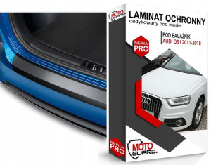 CZARNA FOLIA pod bagażnik AUDI Q3 I 2011-2018
