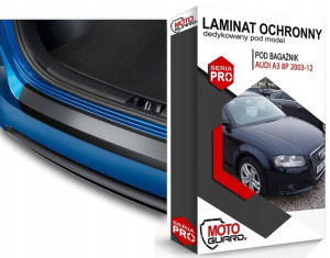 CZARNA FOLIA pod bagażnik AUDI A3 8P HATCHBACK