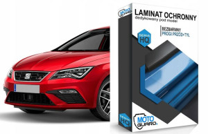 Folia BEZBARWNA na progi P+T SEAT LEON 3 2013-