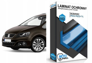 Folia BEZBARWNA na progi ZESTAW SEAT ALHAMBRA II