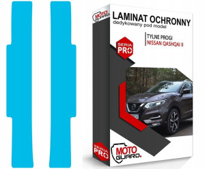 Folia Ochronna Progi Tył Nissan Qashqai Ii 2