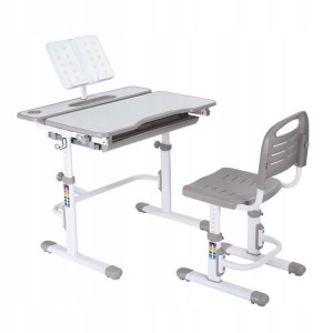 Biurko dla dziecka z krzesłem Botero Grey FunDesk  (wym. 78x57 cm)