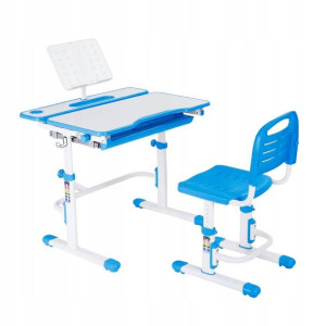 Biurko dziecięce z krzesełkiem rosnące Botero Blue FunDesk  (wym. 78x57 cm)