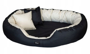 Legowisko dla psa L 110x80cm Buldog Beagle kojec